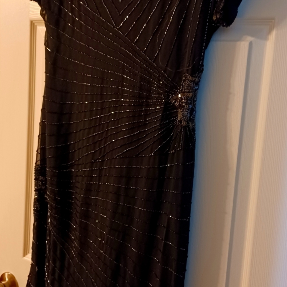 Beautiful Allure beaded evening gown
